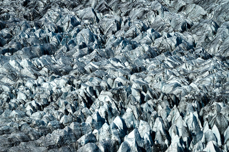 Glacier Fins - Iceland Photograph by Stuart Litoff