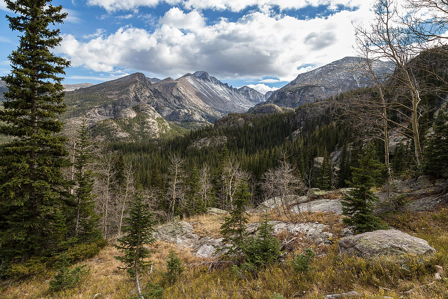 Glacier Gorge from Rocky Mountain National Park Photograph by Greg ...