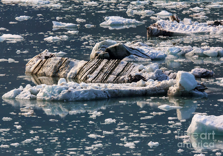 Glacier Ice Photograph by Robert Pilkington