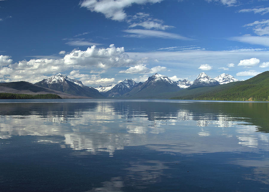 Glacier Lake McDonald Landscape Larry Darnell Photograph by Larry Darnell