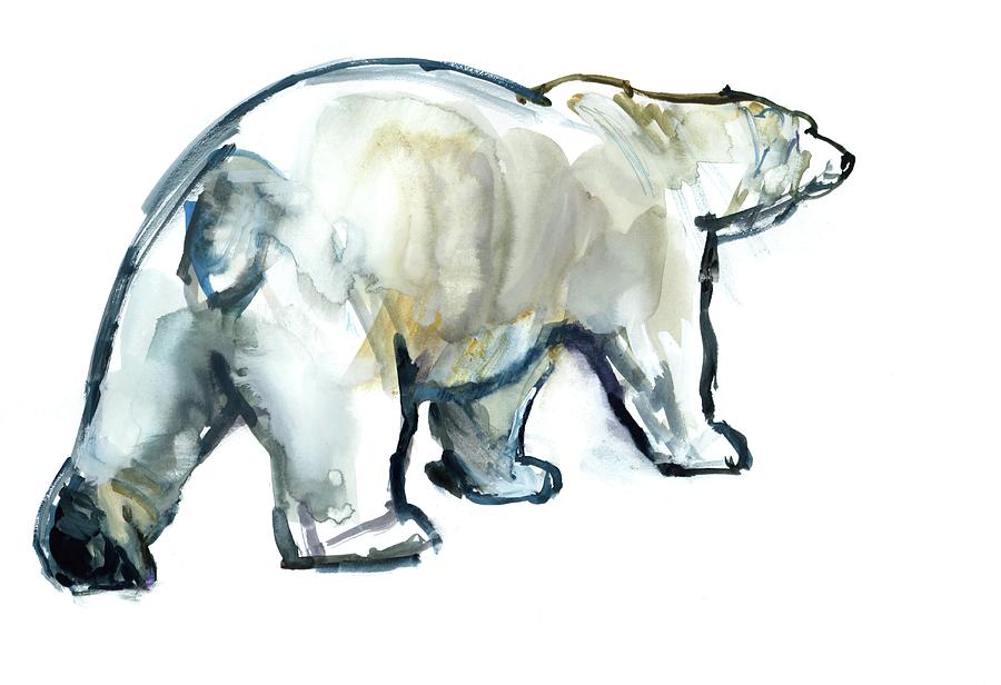 Bear Painting - Glacier Mint by Mark Adlington