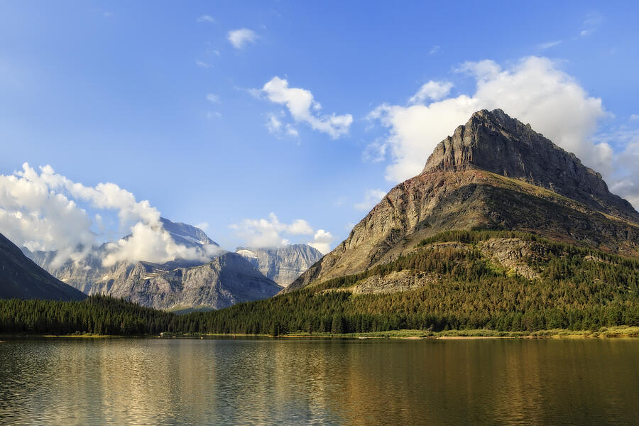 Glacier National Park Mountains Photograph by Kay Brewer - Fine Art America