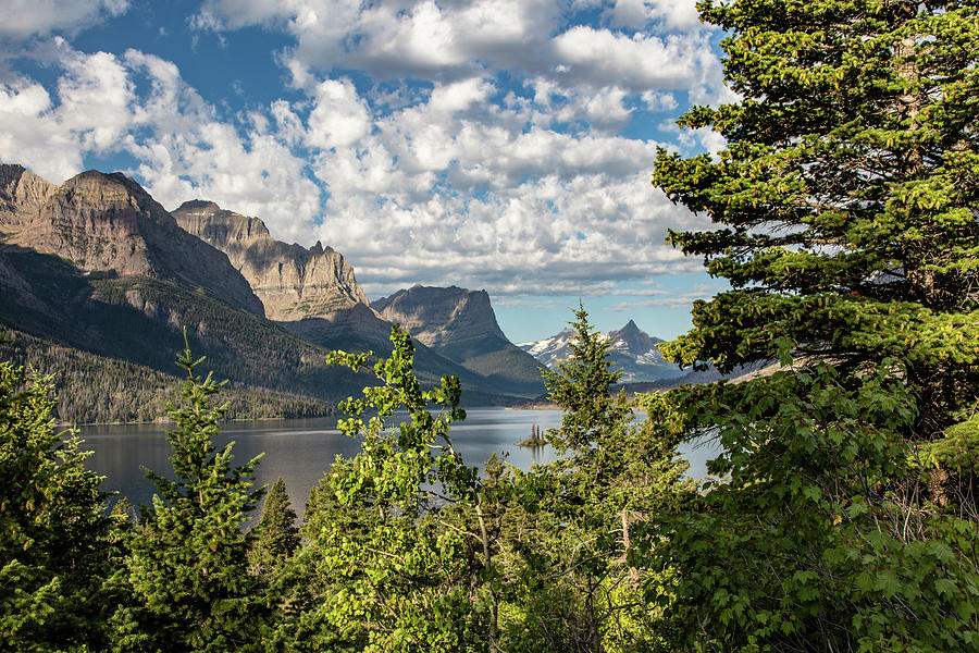 Glacier National Park St Mary Lake 1 Photograph by John McGraw