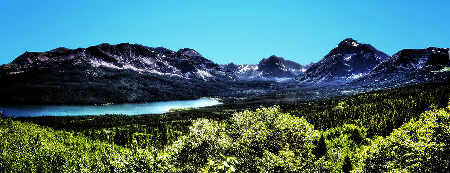 Glacier National Park Views Panorama No. 01 Photograph by Roger Passman