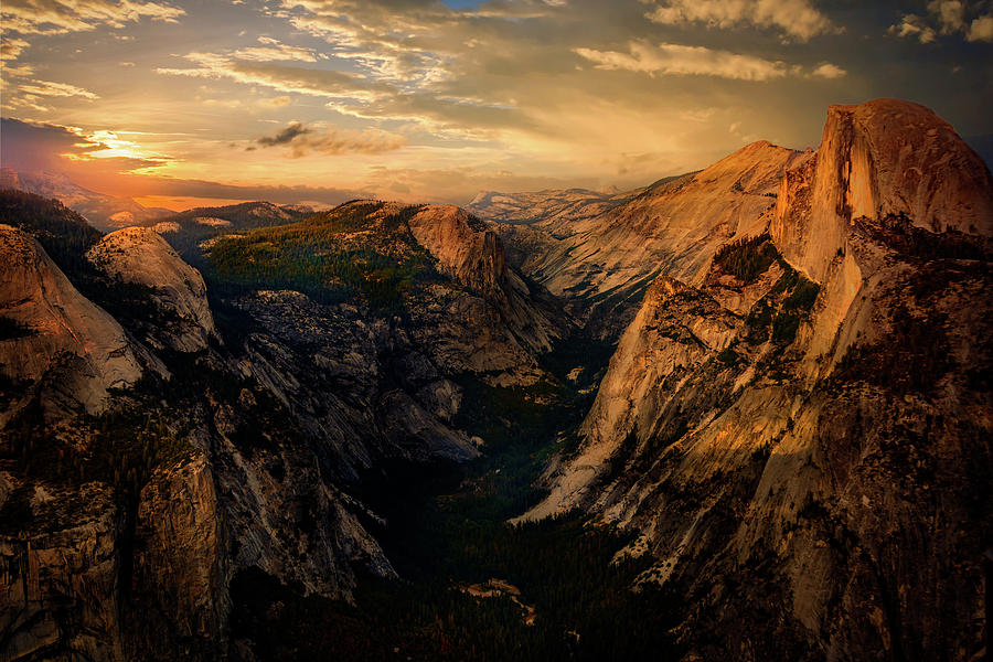 Glacier Point Sunset Photograph by Paul Sommers - Pixels