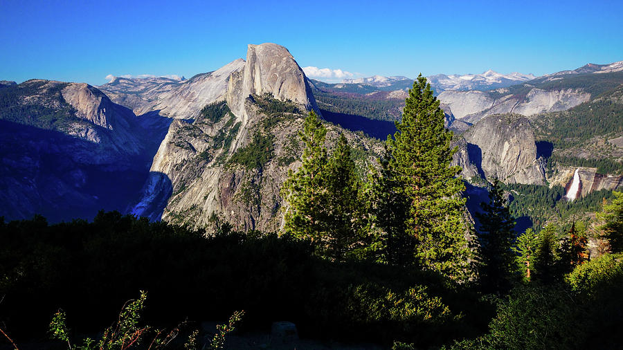 Glacier Point View of Half Dome Yosemite Photograph by Lawrence S Richardson Jr