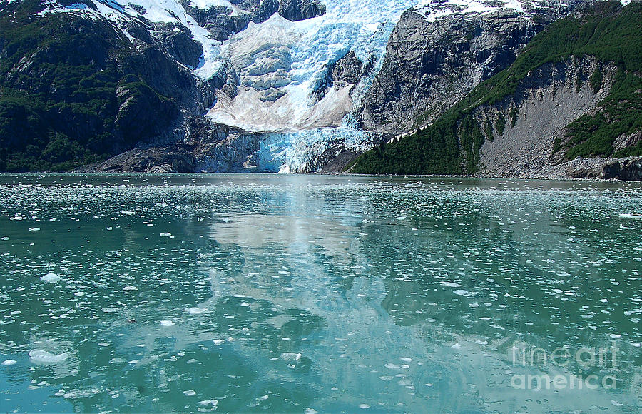 Glacier Reflections Photograph by Diane E Berry