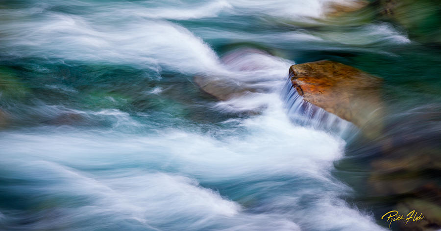 Glacier River Flow Photograph by Rikk Flohr