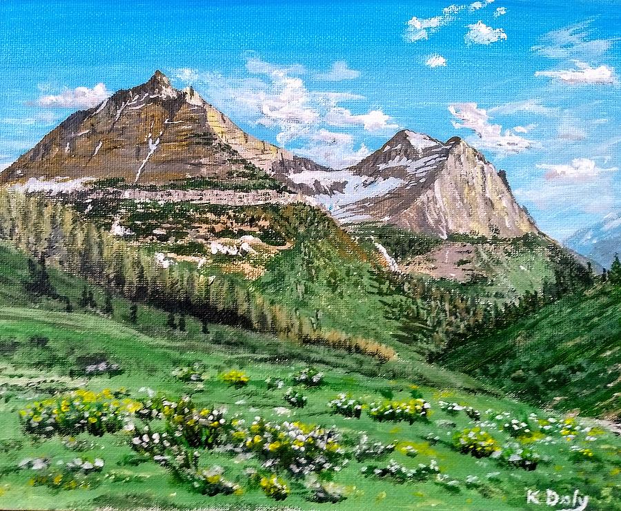 Glacier Summer Painting by Kevin Daly
