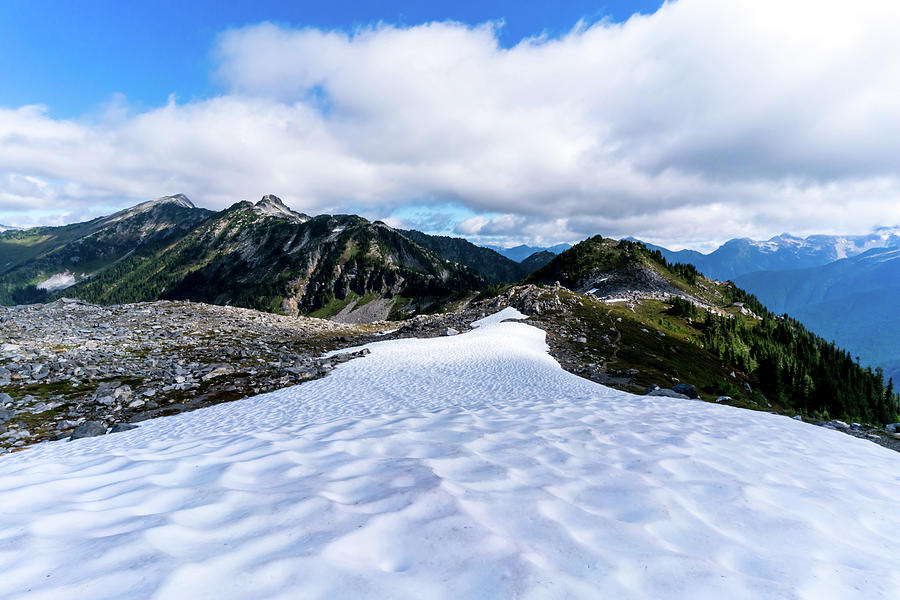 Glaciers at North Cascades Photograph by Serge Skiba