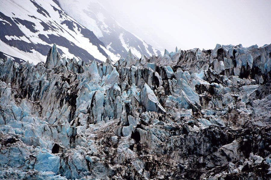 Glaciers Closeup - Alaska Photograph by Lorenzo Cassina