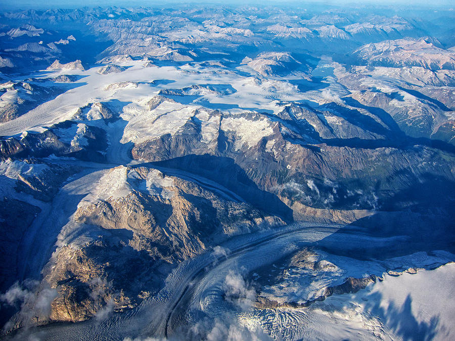 Glaciers in the Coast Range British Columbia Canada Photograph by Mary Lee Dereske