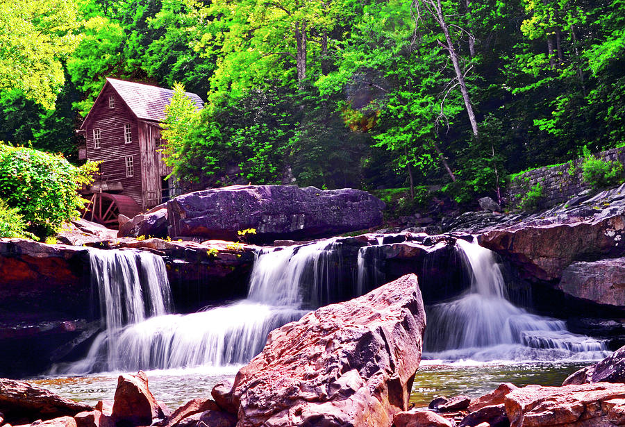 Glade Creek Grist Mill 002 Photograph by George Bostian