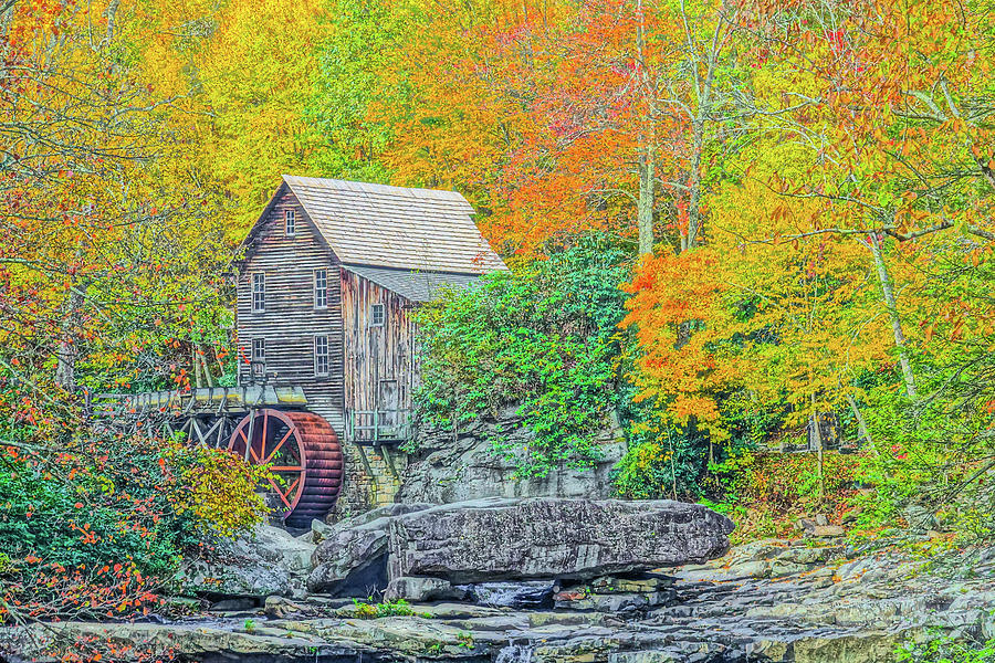 Glade Creek Grist Mill #3 Photograph by Tom and Pat Cory