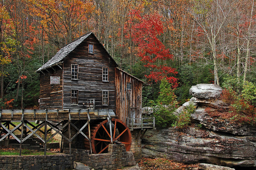 Glade Creek Grist Mill Photograph by Ben Prepelka