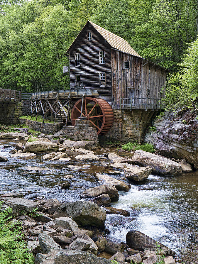 Glade Creek Grist Mill Photograph by Brenda Kean