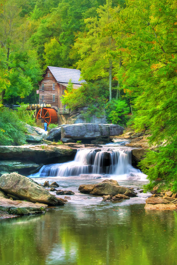 Glade Creek Grist Mill Photograph by Darren Fisher