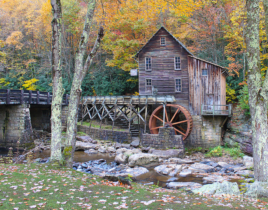 Glade Creek Grist Mill 2 Photograph by Jack Schultz