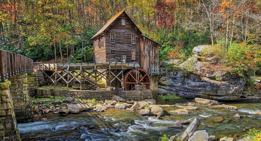 Glade Creek Grist Mill Photograph by Jane Luxton