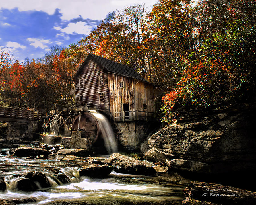 Glade Creek Grist Mill Photograph by Mark Allen