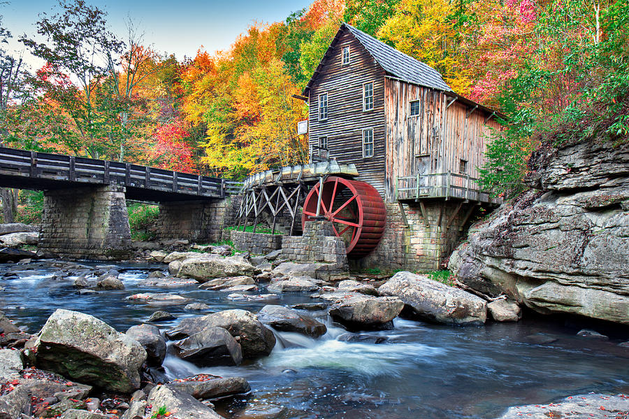 Glade Creek Grist Mill Photograph by Mary Almond