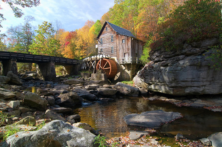 Glade Creek Grist Mill Photograph by Steve Stuller