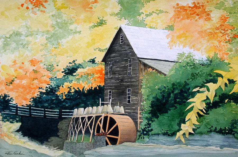 Glade Creek Painting by Jim Gerkin