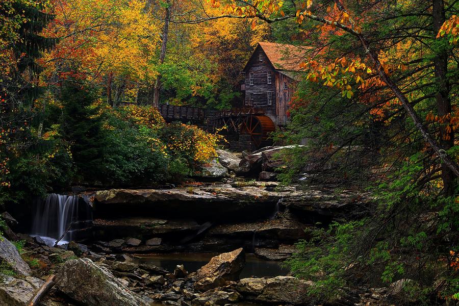 Glades Creek Grist Mill West Virginia Photograph by Carol Montoya