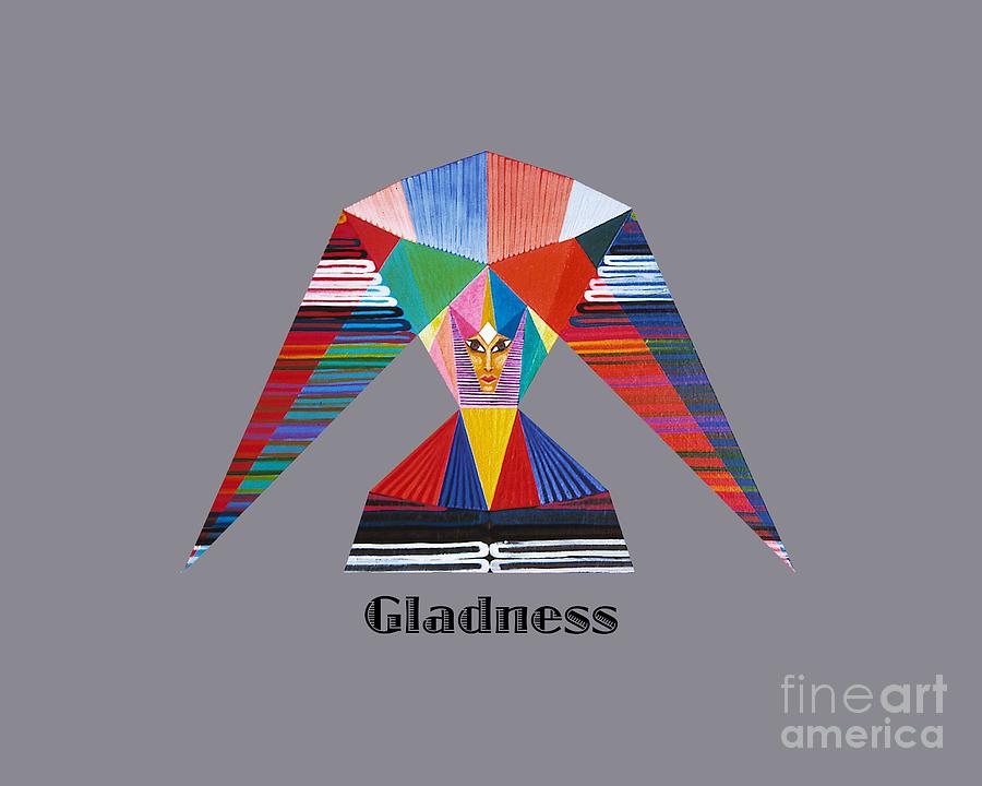 Perspectivism Painting - Gladness text by Michael Bellon Perspectivism Painting - Gladness text by Michael Bellon