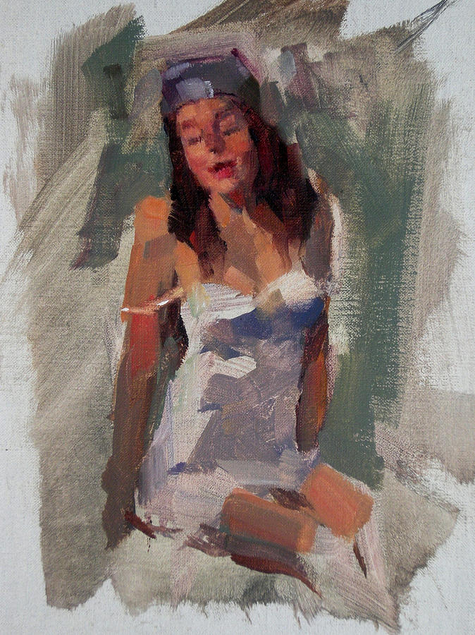 Glam Girl Painting by Merle Keller