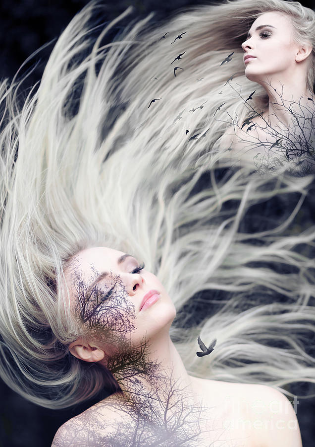 Fantasy Photograph - Glamour Girl by Svetlana Sewell