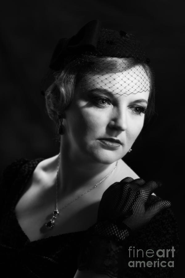 Glamourous Twenties Style Woman Photograph by Amanda Elwell - Fine Art ...