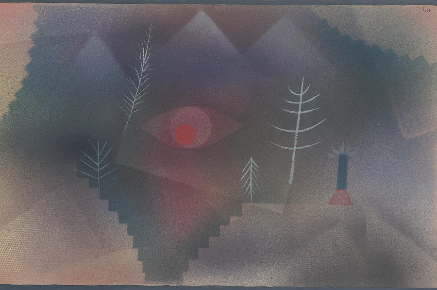 Glance Of A Landscape Painting by Paul Klee