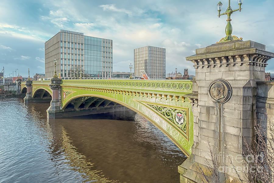 Architecture Photograph - Glasgow Albert Bridge by Antony McAulay