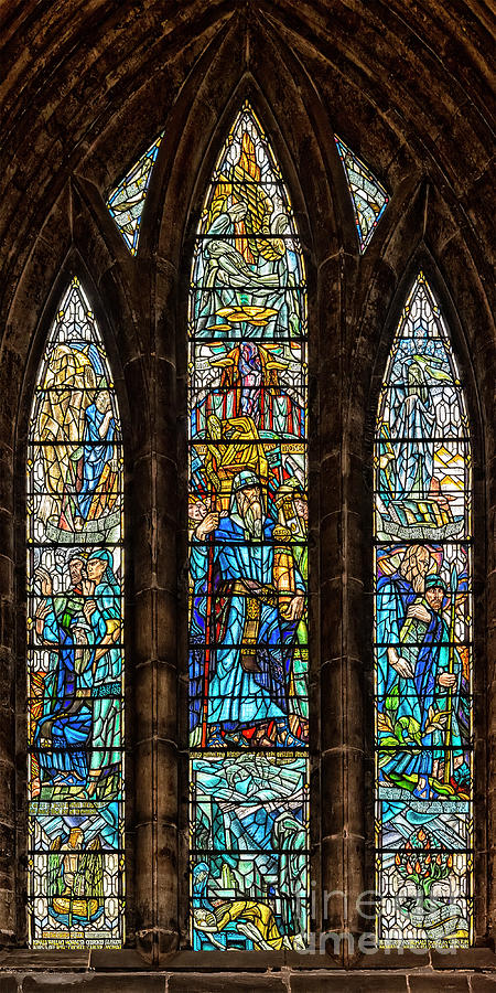 Glasgow Cathedral Stained Glass Window Photograph by Antony McAulay ...