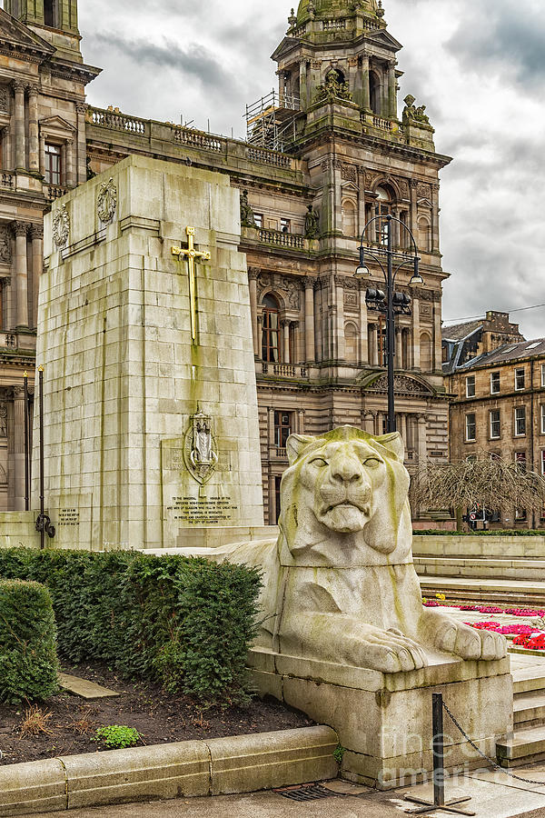 Glasgow City Cenotaph Photograph by Antony McAulay