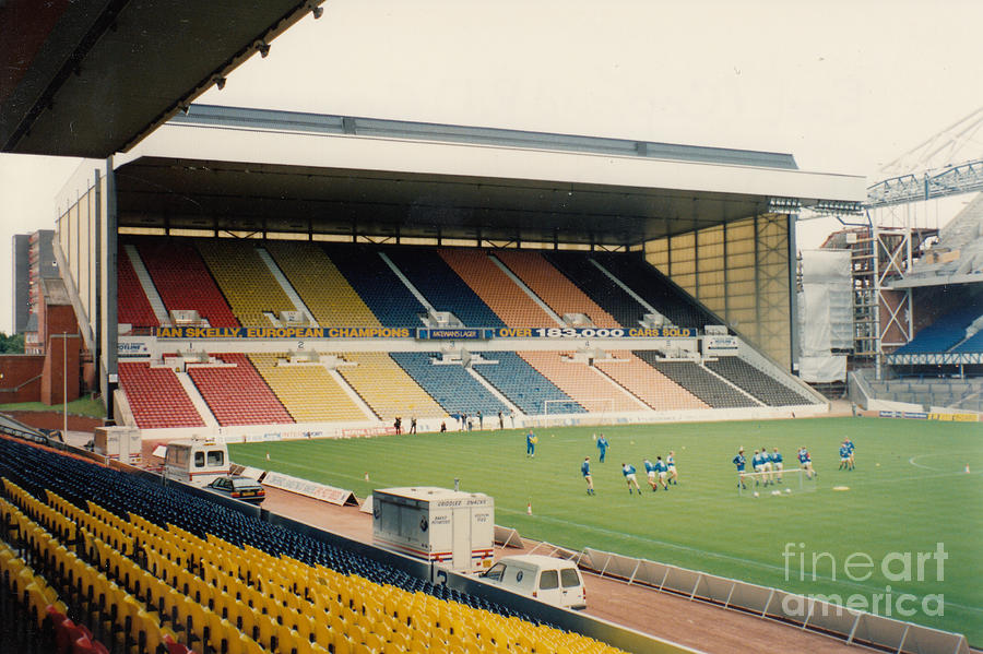 Glasgow Rangers - Ibrox - East Stand Copland Road 2 - August 1991 Photograph by Legendary Football Grounds