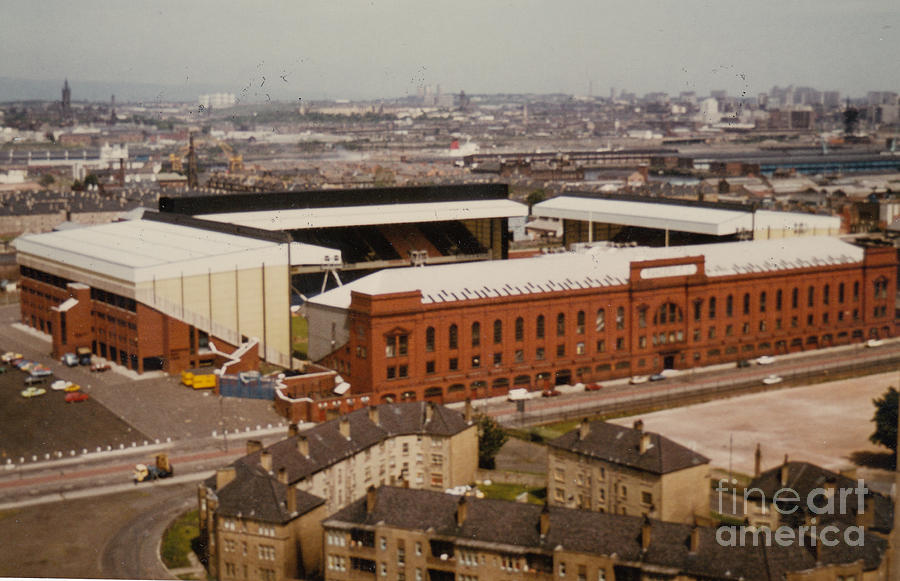 Glasgow Rangers - Ibrox - Exterior View - 1970s Photograph by Legendary Football Grounds