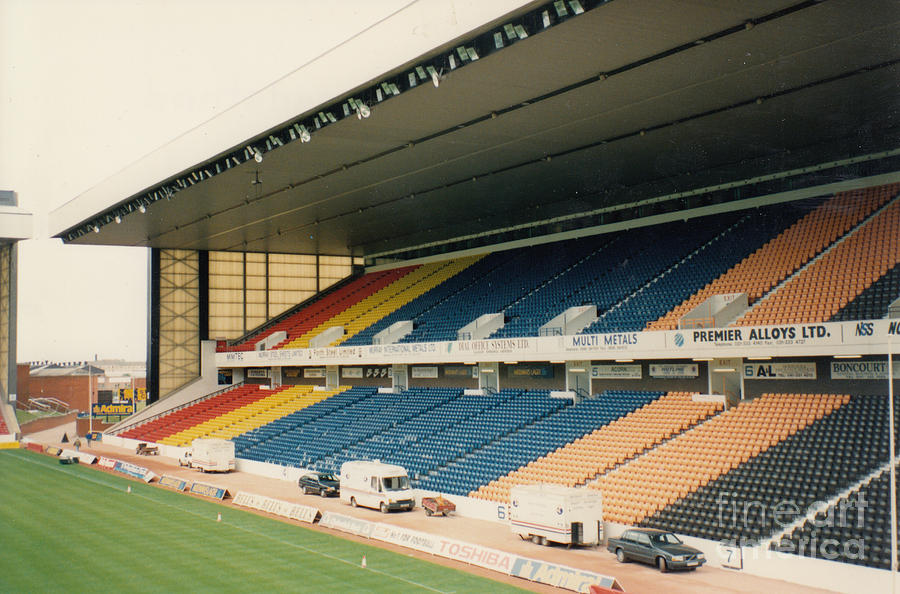 Glasgow Rangers - Ibrox - North Side Railway Stand 1 - August 1991 Photograph by Legendary Football Grounds