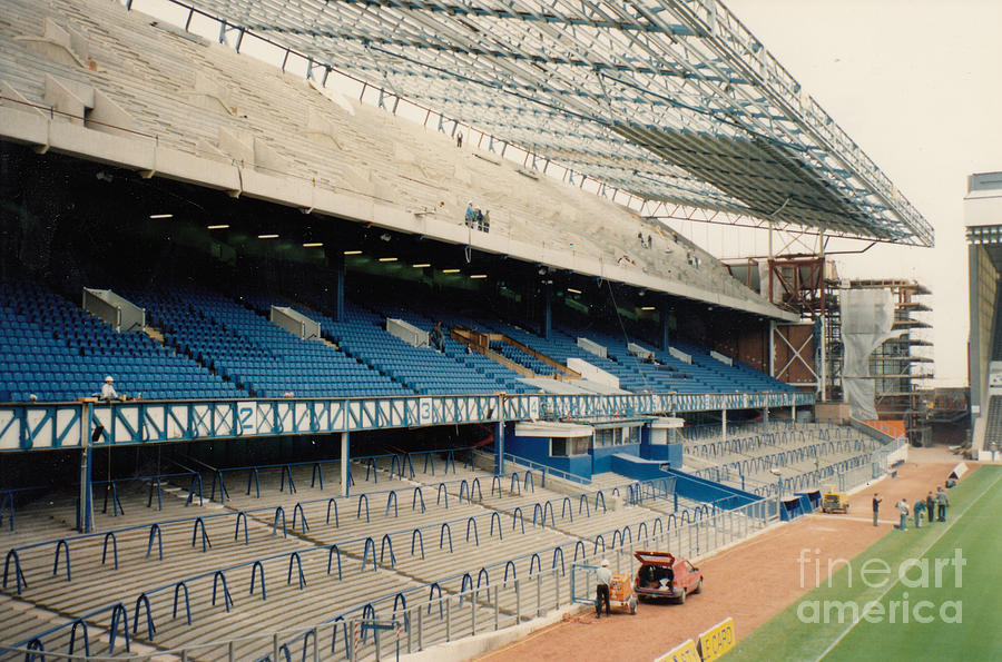 Glasgow Rangers - Ibrox - South Stand 3 - August 1991 Photograph by Legendary Football Grounds