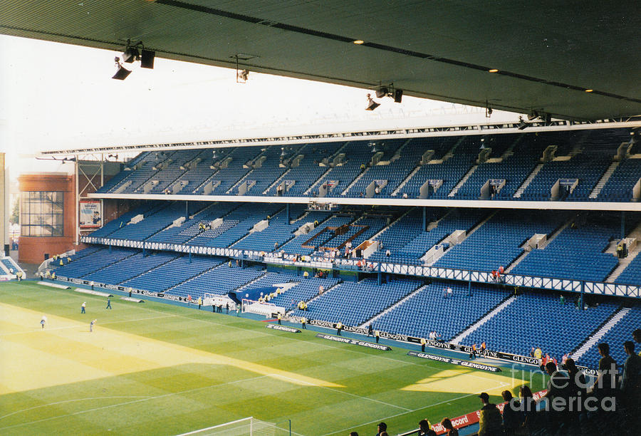 Glasgow Rangers - Ibrox - South Stand 4 - July 1999 Photograph by Legendary Football Grounds