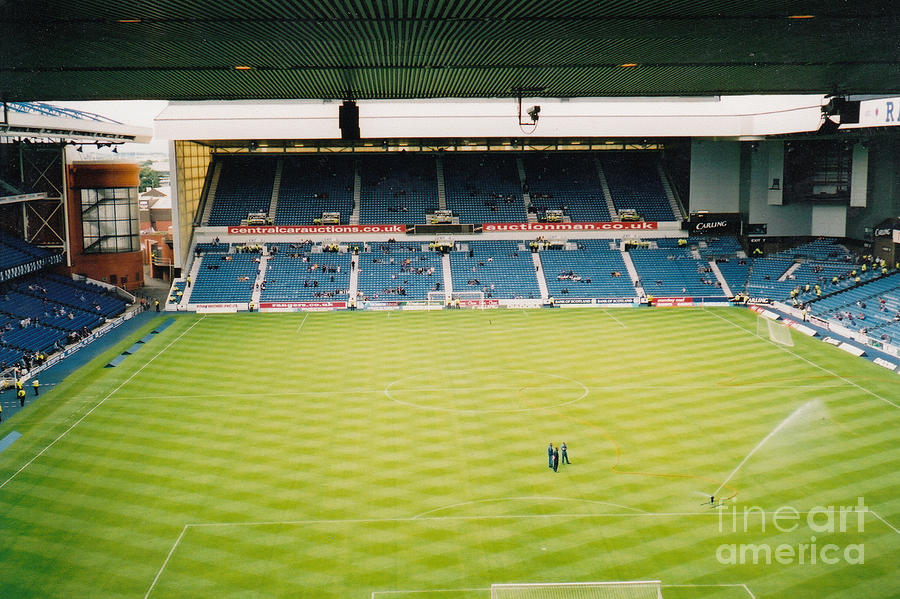 Glasgow Rangers - Ibrox - West Stand Broomloan Road 2 - July 2003 Photograph by Legendary Football Grounds