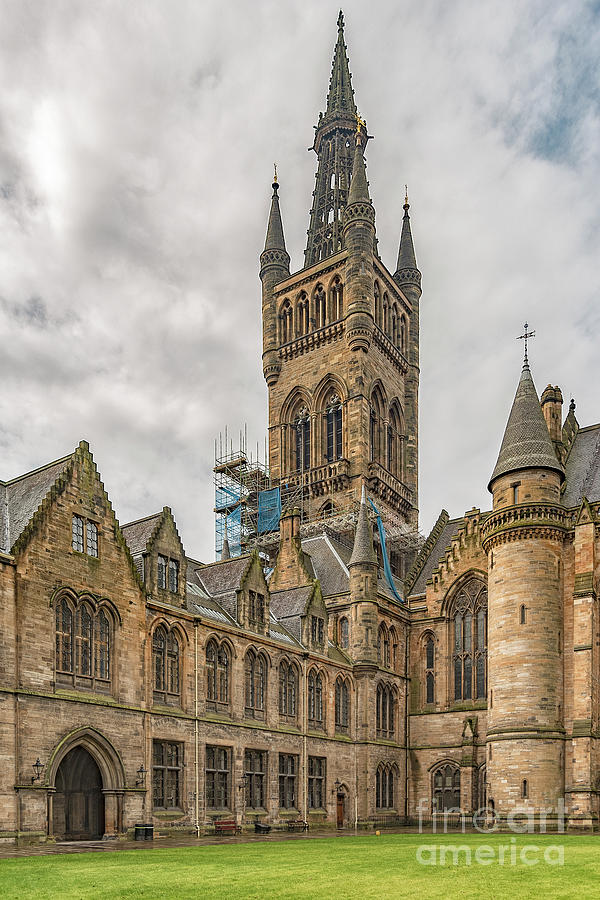 Glasgow University Belltower Photograph by Antony McAulay