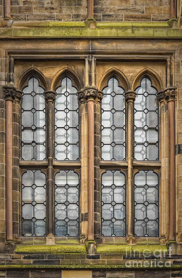 Glasgow Unversity Window Photograph by Antony McAulay