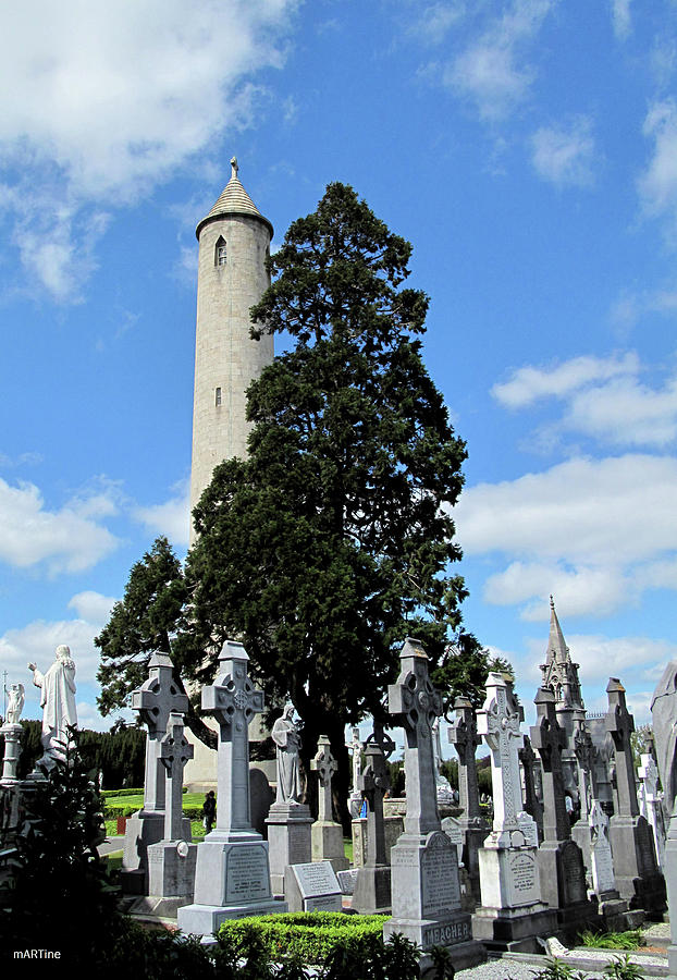 Glasnevin Round Tower Photograph