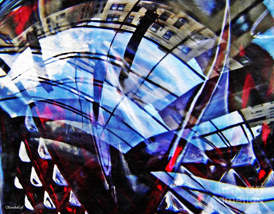 Glass Abstract 219 Photograph by Sarah Loft