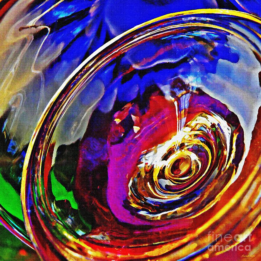 Glass Abstract 549 Photograph by Sarah Loft