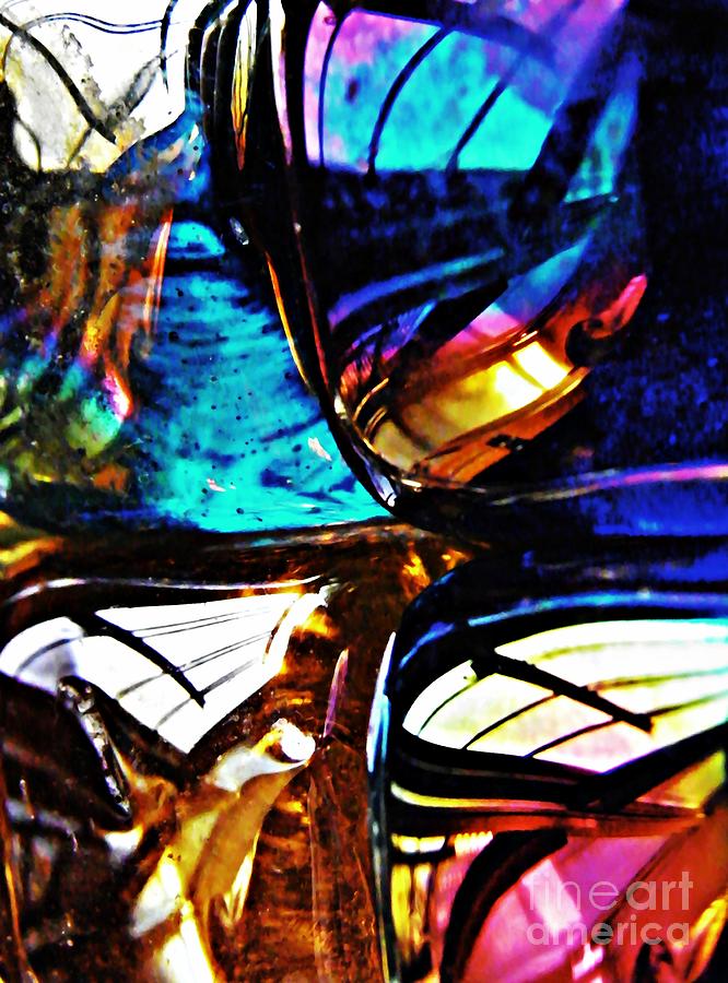 Glass Abstract 58 Photograph by Sarah Loft