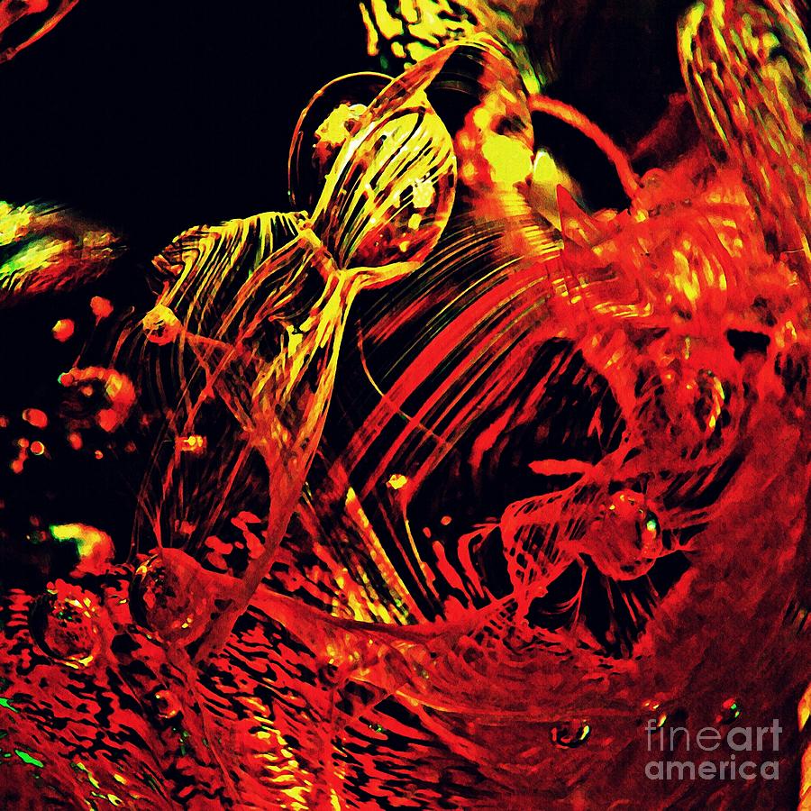 Abstract Photograph - Glass Abstract 623 by Sarah Loft