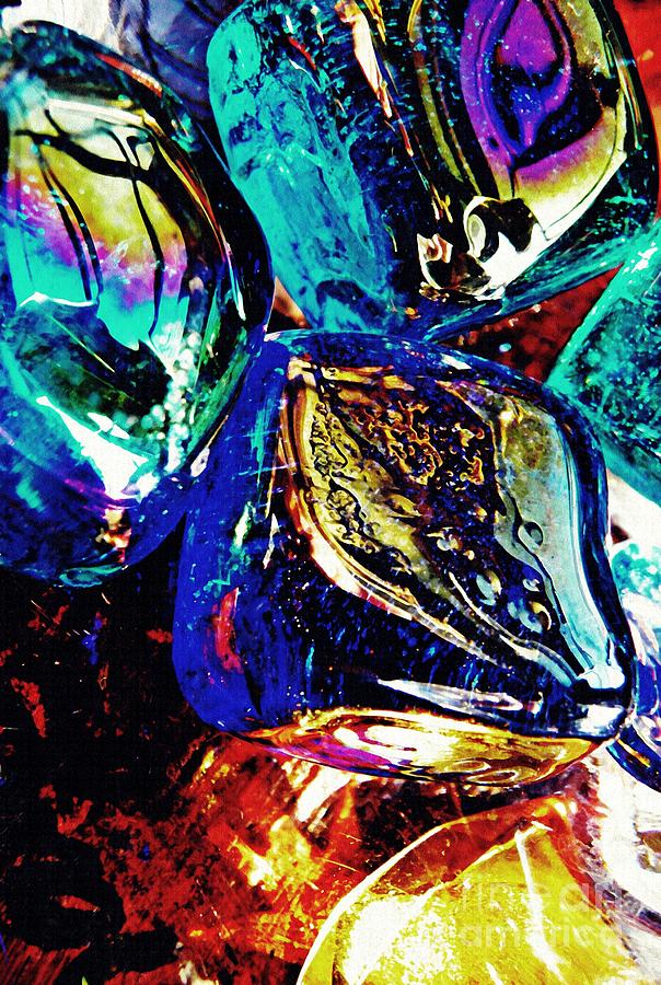 Cube Photograph - Glass Abstract 687 by Sarah Loft